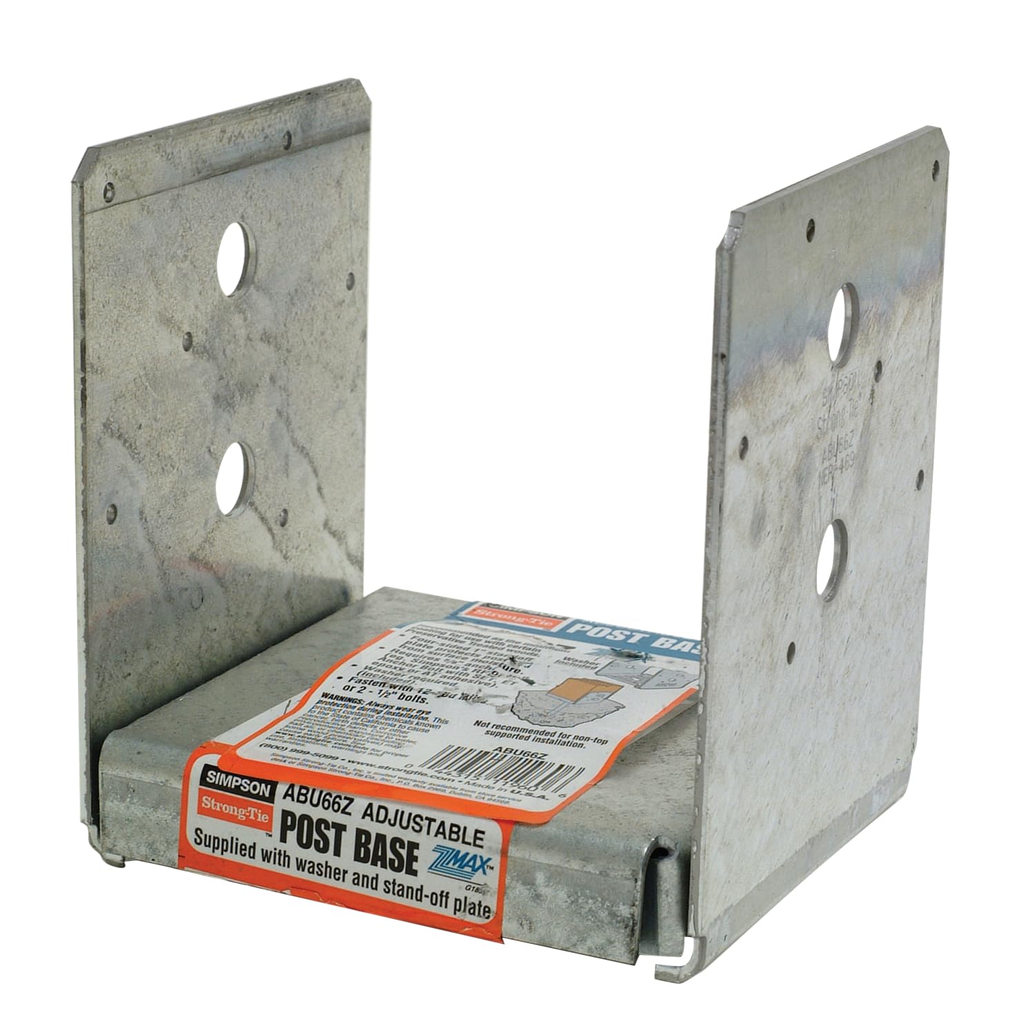 ★壁面オーダーstop★ Amazon.com: Simpson Strong-Tie ABU66Z ABU ZMAX Galvanized